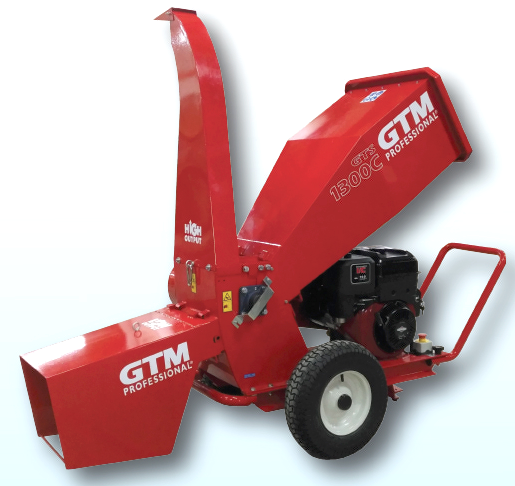 GTM Wood Chipper with B&S Engine 13HP, 4", 202kg GTS1300 Compo - Click Image to Close